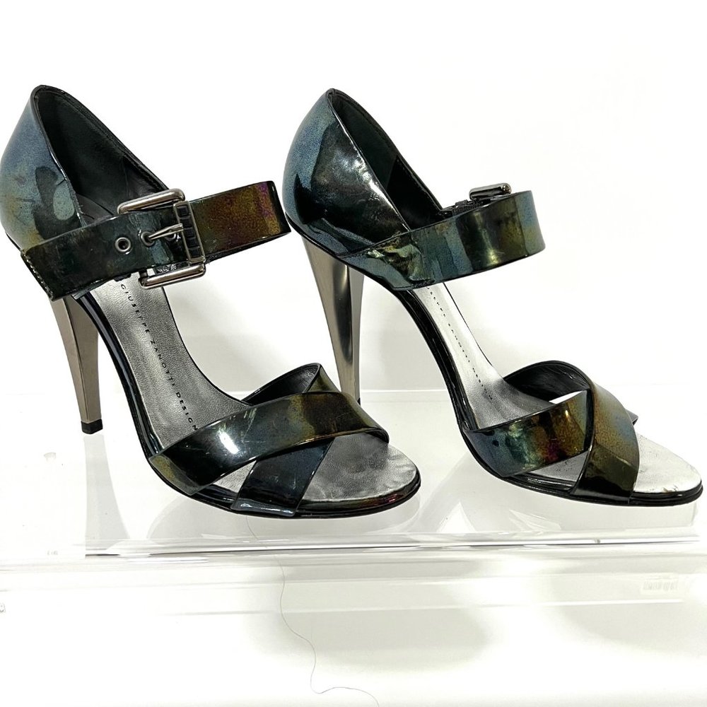 GIUSEPPE ZANOTTI, HOLOGRAPHIC/METALLIC HEELS
